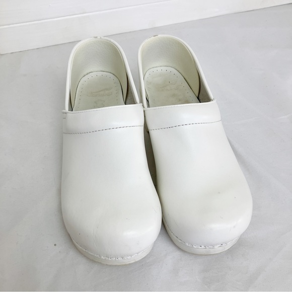 Dansko professional white box leather clogs nursing shoes orthopaedic 42 unisex - Picture 2 of 10